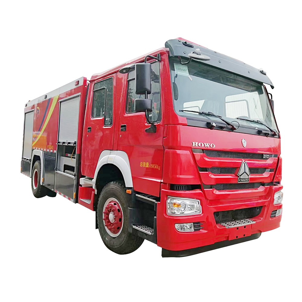 Howo10000リットル水タンク消防車